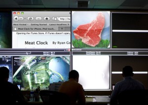 Meat Clock App for iPhone in the Control Room?